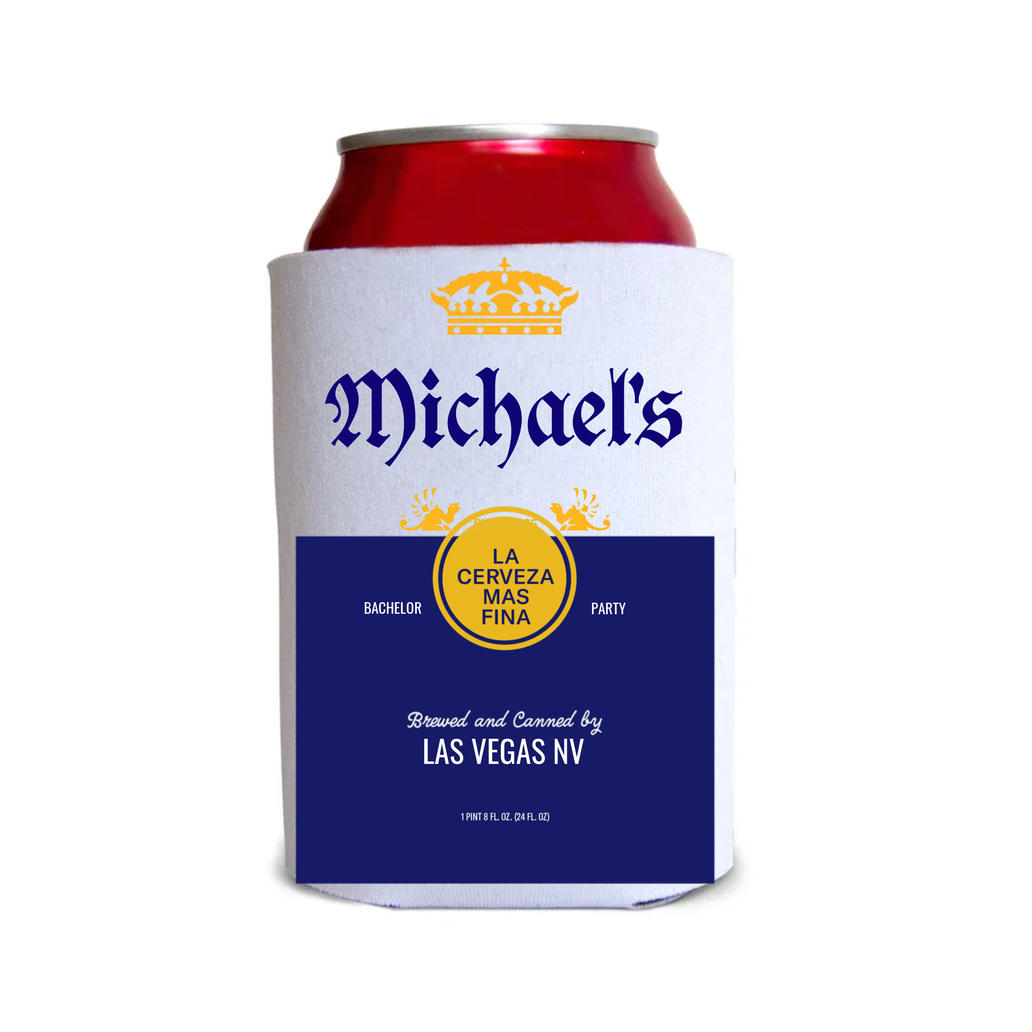 Custom Cerveza Koozie