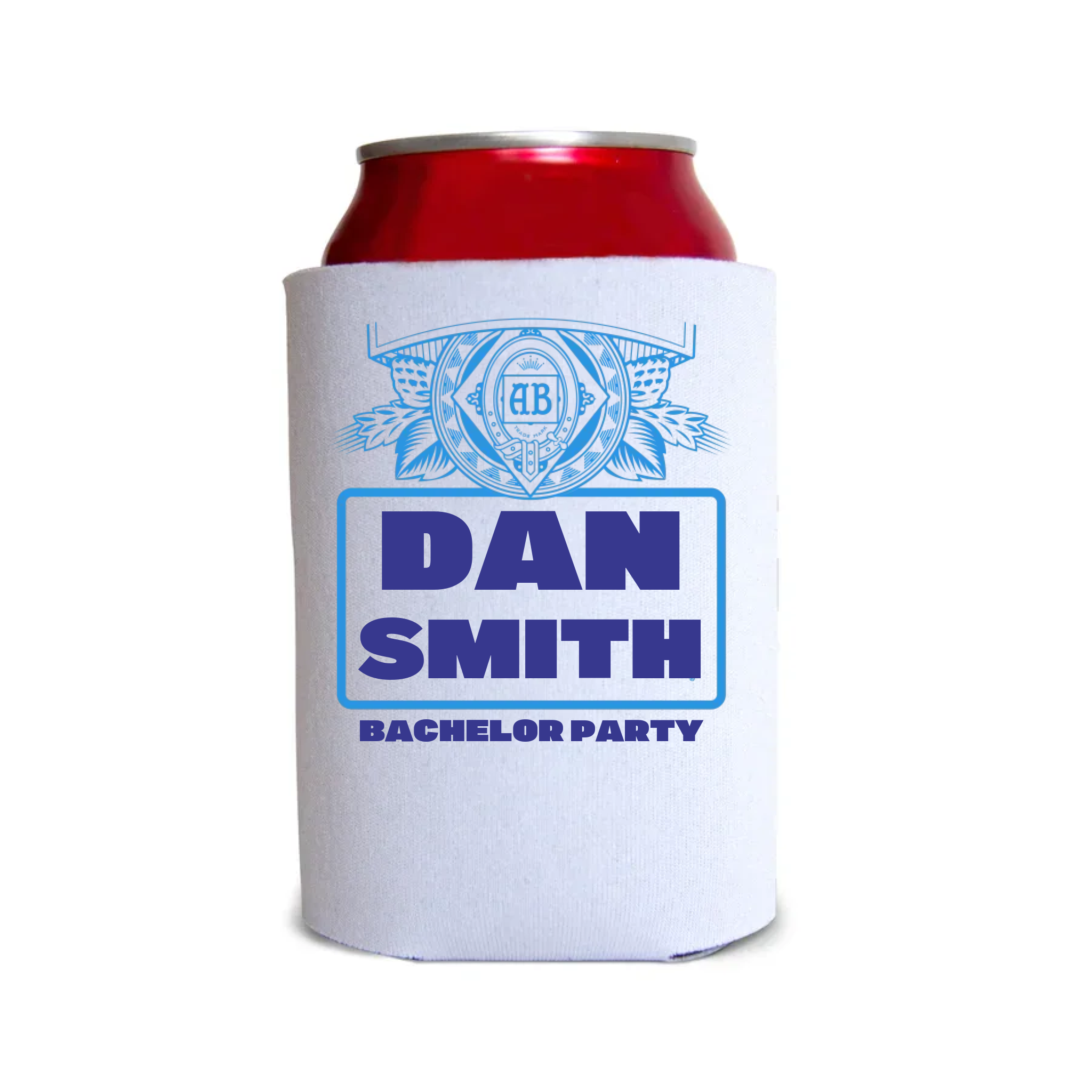 Custom Bud Light Koozie