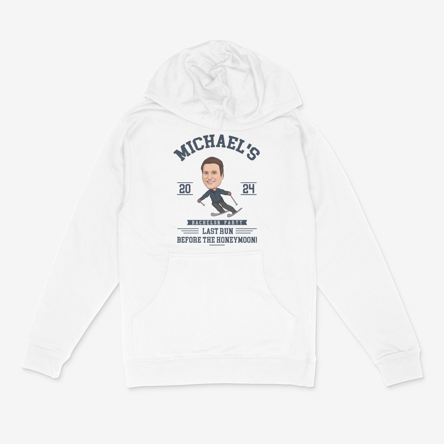 Custom All Downhill From Here Hoodie