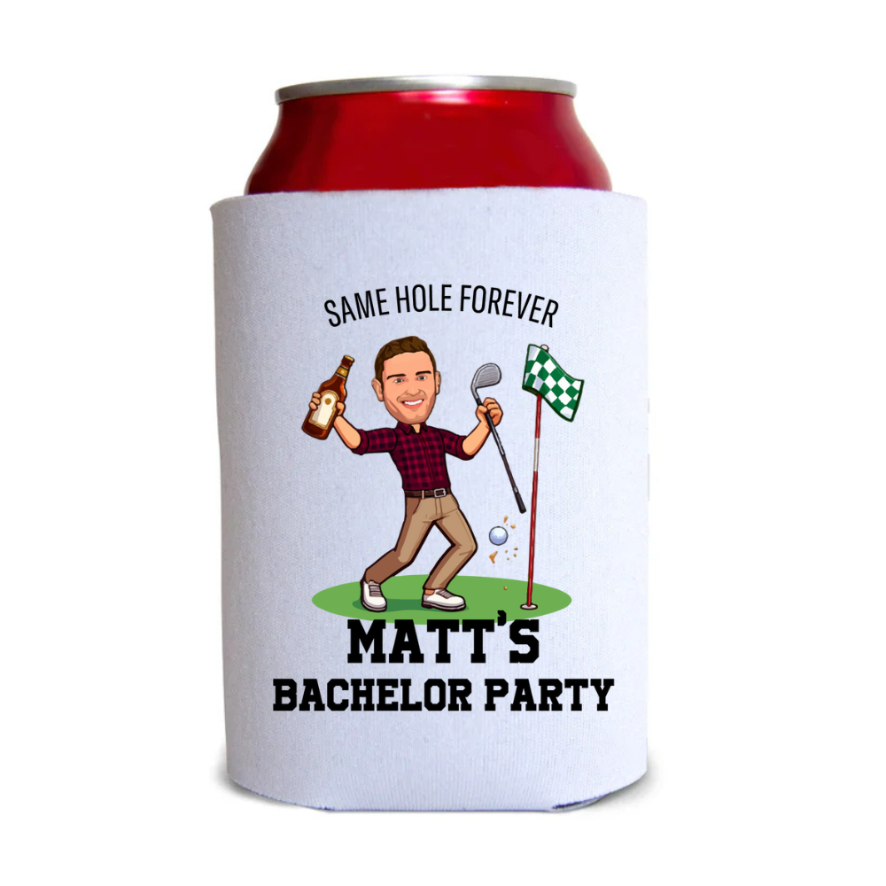 Custom Same Hole Forever Koozie